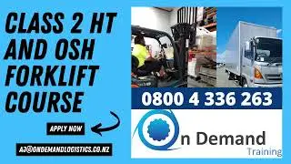 On Demand Training - Class 2 HT and Forklift OSH