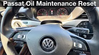 2021 Volkswagen Passat How to reset  oil maintenance reminder