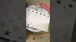 How to spray paint with a stencil without bleeding or runs. #short