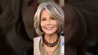 ELEGANT HAIRSTYLE FOR WOMEN OVER 60 🌷#hairstyle #fashionstyle #maturewomen #60sfashion