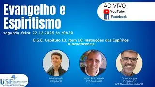 Evangelho e Espiritismo  Adelvair David, Max L&acirc;nio Lacerda e Carlos Merighe 1280x720 avc1 mp4a