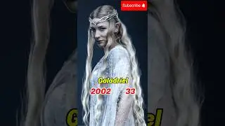 The Lord of the Rings (2002-2025) Cast Then and Now #TheLordoftheRings #thenandnow #shorts