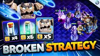 RC Walk Meteor Golem Is BROKEN at TH18 | Best Attack Strategy for War & Legends