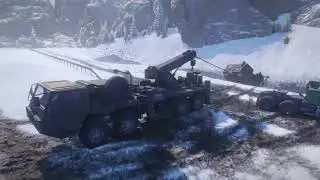 SnowRunner - Z2 Recovery truck mod. Обзор на русском.