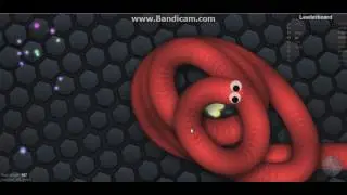 Играю в slither.io Тактика набора массы.