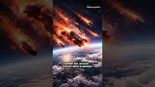 Мы слышим, как космический мусор падает на Землю&hellip; Вот как это происходит.