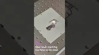100W Fiber Laser Marking Machine Engraving on Stainless Steel #fiberlasermarkingmachine