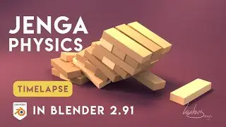 Jenga | Timelapse | Blender 2.91