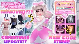 NEW UPDATE *ALL Codes* + REMOVED+REWORK items, SECRET Toggles, WINTER MAP | Roblox Dress to Impress
