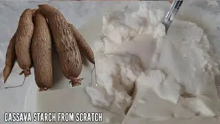 КАК СДЕЛАТЬ КРАХМАЛ ИЗ КАССАВЫ С НУЛЯ.