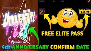 4th Anniversary Confirm Date 🤔 | Free Elite Pass | Vikram GAMER😍