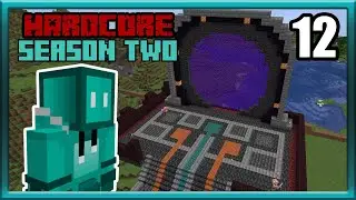 Making My Custom Portal - Hardcore 2: Episode 12 - Minecraft 1.19 Let's Play