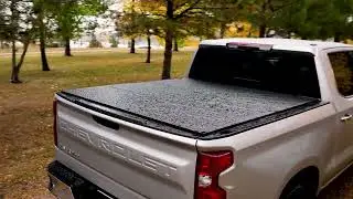 Black Urethane LOMAX&reg; Hard Tri Fold Cover Video &ndash; Agri Cover, Inc ,C&H Auto Accessories 754-205-4575