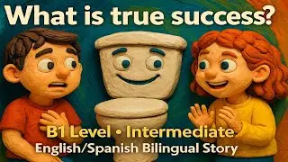 💡 What Is True Success? | B1 Intermediate Bilingual Story to Learn English & Spanish ✨📘