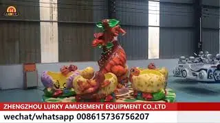 2019 dinosaur theme tea cup rides for kids