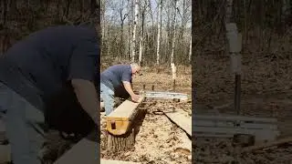 Work hard, make Lumber, build things. Alaskan sawmill style