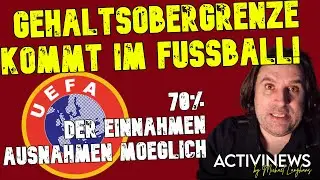 Gehaltsobergrenze im Fussball kommt! 70% von den Einnahmen, aber Ausnahmen m&ouml;glich!