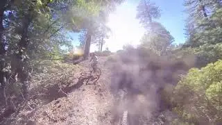 Climbing to ride Exploration Trail in Running Springs, CA  7-6-2024