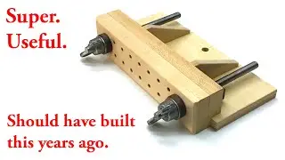 Small Moxon vise for wood model building. Wood Model Workshop 3. #woodworking #taytools #moxon