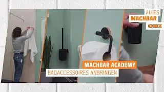 Badaccessoires anbringen: Seifenspender, Handtuchhaken, WC-Papierhalter | OBI