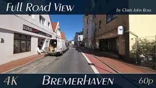 Bremerhaven, Germany: Lehe, Lange Stra&szlig;e, Wurster Stra&szlig;e - 4K (UHD/2160p/60p)