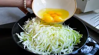 Kohl mit Eiern schmeckt besser als Fleisch, wenn er auf diese einfache Art zubereitet wird