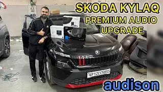 SKODA KYLAQ Plug N Play audio upgrade✅| Best car speakers🔥| AUDISON🇮🇹apk165 xpro😳| Yuemi M11👌