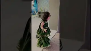 baby girls home made 14 august 💚 dress designs #batool #fashion #designer