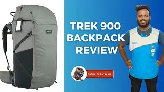Decathlon New Travel Trekking Backpack 900 review ( suitcase opening )