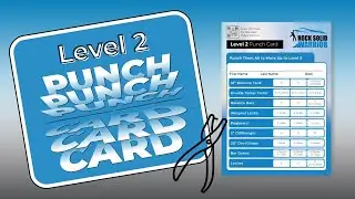 New Level 2 Punch Card!