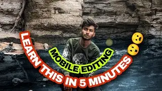 DARK BLUE PRESET - lightroom - ps touch - free tutorial -2021 - hindi