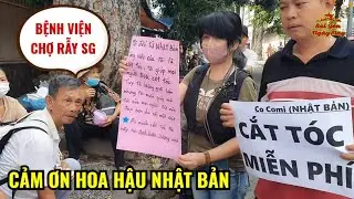 XUẤT HIỆN HOA HẬU NHẬT BẢN KIẾM TUẤN DƯƠNG ĐỂ CẮT T&Oacute;C FREE CHO BỆNH NH&Acirc;N NGH&Egrave;O Ở BV CHỢ RẪY S&Agrave;I G&Ograve;N