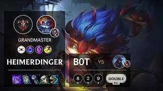Heimerdinger Bot vs Aphelios - KR Grandmaster Patch 10.5