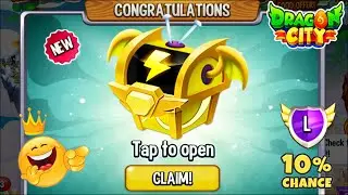 Dragon City - Unlocked x1 Legendary Electric Chest for Free 2023 😍