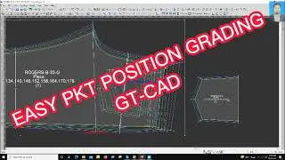 How to GT-CAD Easy Pocket Position Grading option. All Pattern making & Pattern design