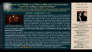The Art of Conversation (Leo Sidran) - Leonor Watling y Leo Sidran