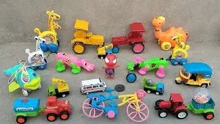 Dinosaur cng auto rickshaw ambulance jcb spider man giraffe 🦒