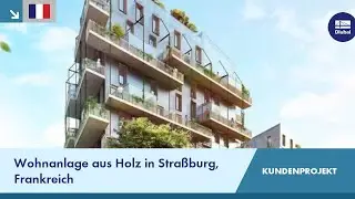 [FR] CP 001102 | Wohnanlage aus Holz in Stra&szlig;burg, Frankreich