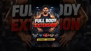 Save Karo Full Body Extension Workout 💪🔥Beginner ➜ AdvancedChest &bull; Back &bull; Arms &bull; Shoulder &bull; Legs 💯