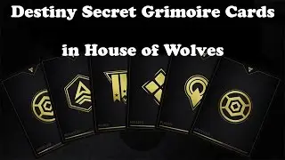 Destiny House of Wolves Secret Grimoire Cards!