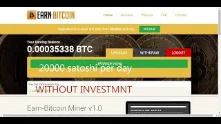 Free Auto Mining Sit Without Investmnt deily 20000 satoshi 2019