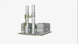 Regenerative Thermal Oxidizer (RTO), 100,000 SCFM (160,000 NCMH) System