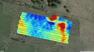 Drone magnetometric survey
