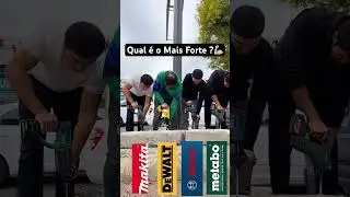 Qual Furadeira Martelete &eacute; Melhor? Makita, Dewalt, Bosch ou Metabo ?Teste de Martele no Concreto.