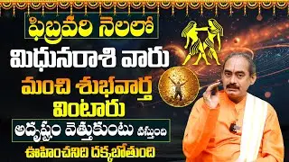 Mithuna Rashi February 2026 Horoscope | మిథున రాశి ఫిబ్రవరి 2026 రాశి ఫలాలు | #februaryhoroscope