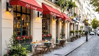 Morning French Caf&eacute; Jazz ☕ Jazz Relaxing Music at Summer Coffee Shop Ambience for Good Mood, Focus