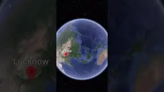 Lucknow Map Zoom Effect in After Effects (Easy)