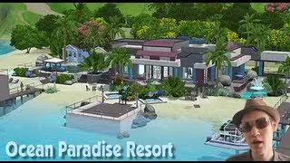 The Sims 3 House building - Ocean Paradise (Resort)