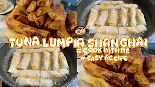 Cook with me: Tuna Lumpia Shanghai #cookingshorts #lumpia #tunalumpiashanghai #lumpiangshanghai