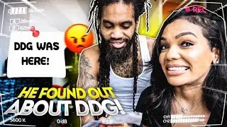 Reacting To DDG Showing Up At My House... BABY DADDY WALKED IN!!